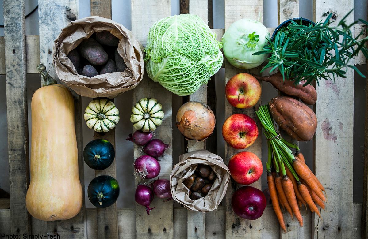 Fruit and vegetables Nourish Scotland Banner Scotland's Sustainable